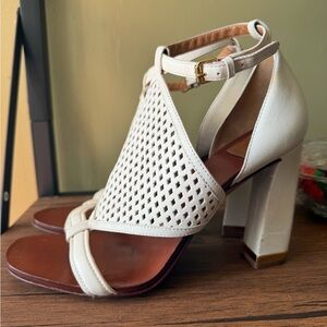 Tory Burch Cream Heels